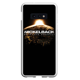 Чехол для Samsung S10E с принтом Nickelback в Петрозаводске, Силикон | Область печати: задняя сторона чехла, без боковых панелей | nickelback | группа | никельбэк | рок