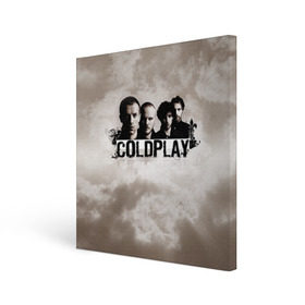 Холст квадратный с принтом Coldplay в Петрозаводске, 100% ПВХ |  | coldplay | rock | колдплэй | рок
