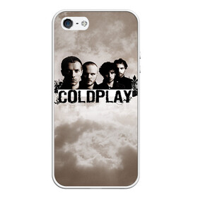 Чехол для iPhone 5/5S матовый с принтом Coldplay в Петрозаводске, Силикон | Область печати: задняя сторона чехла, без боковых панелей | coldplay | rock | колдплэй | рок