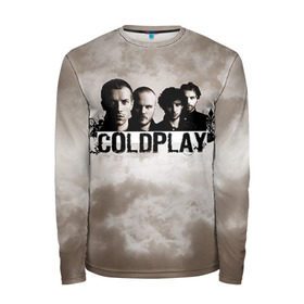 Мужской лонгслив 3D с принтом Coldplay в Петрозаводске, 100% полиэстер | длинные рукава, круглый вырез горловины, полуприлегающий силуэт | coldplay | rock | колдплэй | рок