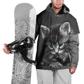Накидка на куртку 3D с принтом Котенок в Петрозаводске, 100% полиэстер |  | Тематика изображения на принте: домашняя | животное | кот | котэ | кошка