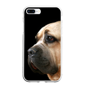 Чехол для iPhone 7Plus/8 Plus матовый с принтом Канне корсо в Петрозаводске, Силикон | Область печати: задняя сторона чехла, без боковых панелей | животное | канне корсо | порода | собака