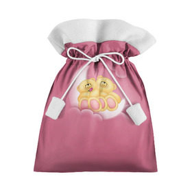 Подарочный 3D мешок с принтом Мишки в облаках в Петрозаводске, 100% полиэстер | Размер: 29*39 см | 14 февраля | bears | teddy | валентин | день святого валентина | игрушки | медведи | милый | мимими | мишка | мишки | подарки | подарок | подарок девушке | подарок парню | тедди