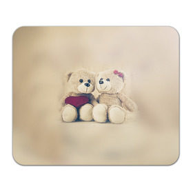 Коврик прямоугольный с принтом Love teddy bears в Петрозаводске, натуральный каучук | размер 230 х 185 мм; запечатка лицевой стороны | 14 февраля | bears | teddy | валентин | день святого валентина | игрушки | медведи | милый | мимими | мишка | мишки | подарки | подарок | подарок девушке | подарок парню | тедди