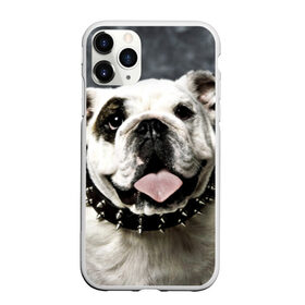 Чехол для iPhone 11 Pro матовый с принтом Английский бульдог в Петрозаводске, Силикон |  | Тематика изображения на принте: животное | порода | собака | французский бульдог