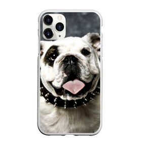 Чехол для iPhone 11 Pro Max матовый с принтом Английский бульдог в Петрозаводске, Силикон |  | Тематика изображения на принте: животное | порода | собака | французский бульдог