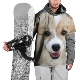 Накидка на куртку 3D с принтом Пемброк-вельш-корги, собака, п в Петрозаводске, 100% полиэстер |  | животное | пемброк вельш корги | порода | собака