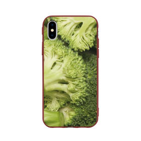Чехол для Apple iPhone X силиконовый матовый с принтом Брокколи в Петрозаводске, Силикон | Печать на задней стороне чехла, без боковой панели | vegan | vegetarian | брокколи | будизм | веган | вегетарианство | йога | сыроедение | фитнес