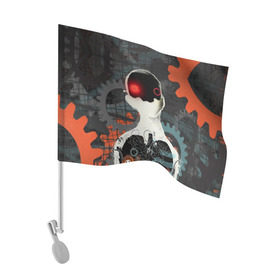 Флаг для автомобиля с принтом Three Days Grace 3 в Петрозаводске, 100% полиэстер | Размер: 30*21 см | three days grace