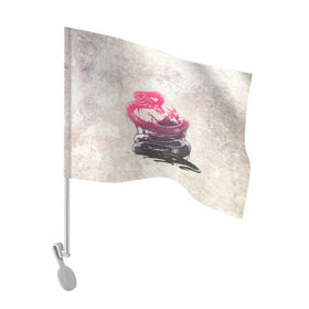 Флаг для автомобиля с принтом Three Days Grace 5 в Петрозаводске, 100% полиэстер | Размер: 30*21 см | three days grace