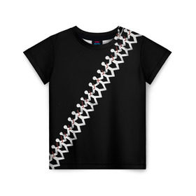 Детская футболка 3D с принтом Three Days Grace 9 в Петрозаводске, 100% гипоаллергенный полиэфир | прямой крой, круглый вырез горловины, длина до линии бедер, чуть спущенное плечо, ткань немного тянется | Тематика изображения на принте: three days grace