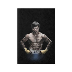 Обложка для паспорта матовая кожа с принтом Мэнни Пакьяо в Петрозаводске, натуральная матовая кожа | размер 19,3 х 13,7 см; прозрачные пластиковые крепления | Тематика изображения на принте: boxing | бокс | боксер | мэнни | мэнни пакьяо | пакьяо | спорт | чемпион мира