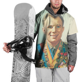 Накидка на куртку 3D с принтом Гагарин 2 в Петрозаводске, 100% полиэстер |  | гагарин | космос | космос наш | поехали | ретро | ссср | юрий гагарин