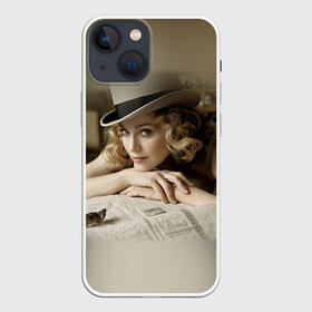 Чехол для iPhone 13 mini с принтом Мадонна 1 в Петрозаводске,  |  | Тематика изображения на принте: madonna | мадонна | музыка