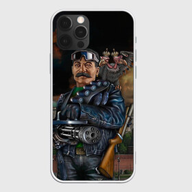 Чехол для iPhone 12 Pro Max с принтом Сталин 3 в Петрозаводске, Силикон |  | знаменитости | иосиф сталин | ретро | ссср