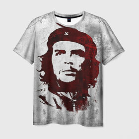 Мужская футболка 3D с принтом Че Гевара 1 в Петрозаводске, 100% полиэфир | прямой крой, круглый вырез горловины, длина до линии бедер | ernesto che guevara | куба | революционер | революция | ретро | эрнесто че гевара