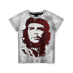 Детская футболка 3D с принтом Че Гевара 1 в Петрозаводске, 100% гипоаллергенный полиэфир | прямой крой, круглый вырез горловины, длина до линии бедер, чуть спущенное плечо, ткань немного тянется | ernesto che guevara | куба | революционер | революция | ретро | эрнесто че гевара