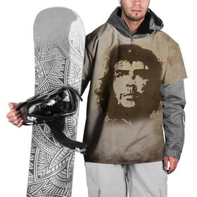 Накидка на куртку 3D с принтом Че Гевара 2 в Петрозаводске, 100% полиэстер |  | ernesto che guevara | куба | революционер | революция | ретро | эрнесто че гевара