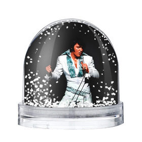 Снежный шар с принтом Элвис 3 в Петрозаводске, Пластик | Изображение внутри шара печатается на глянцевой фотобумаге с двух сторон | elvis presley | rock n roll | музыка | ретро | рок н ролл | элвис пресли