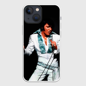 Чехол для iPhone 13 mini с принтом Элвис 3 в Петрозаводске,  |  | Тематика изображения на принте: elvis presley | rock n roll | музыка | ретро | рок н ролл | элвис пресли