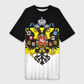 Платье-футболка 3D с принтом Имперский Флаг в Петрозаводске,  |  | имперский флаг | русский | ярусский