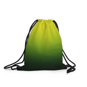 Рюкзак-мешок 3D с принтом Зелёная текстура в Петрозаводске, 100% полиэстер | плотность ткани — 200 г/м2, размер — 35 х 45 см; лямки — толстые шнурки, застежка на шнуровке, без карманов и подкладки | зелёный | текстура | цветовой переход