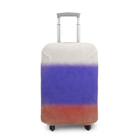 Чехол для чемодана 3D с принтом Флаг в Петрозаводске, 86% полиэфир, 14% спандекс | двустороннее нанесение принта, прорези для ручек и колес | россия | русский | триколор | флаг