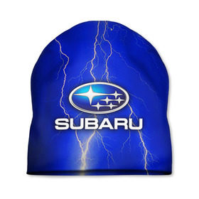 Шапка 3D с принтом Subaru в Петрозаводске, 100% полиэстер | универсальный размер, печать по всей поверхности изделия | sti | subaru | wrx | сти | субару