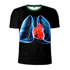 Мужская футболка 3D спортивная с принтом Рентген в Петрозаводске, 100% полиэстер с улучшенными характеристиками | приталенный силуэт, круглая горловина, широкие плечи, сужается к линии бедра | Тематика изображения на принте: 