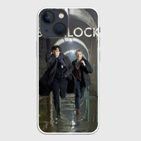 Чехол для iPhone 13 mini с принтом Sherlock в Петрозаводске,  |  | benedict | cumberbatch | freeman | holmes | martin | sherlock | бенедикт | ватсон | доктор | камбербэтч | мартин | фриман | холмс | шерлок