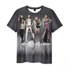 Мужская футболка 3D с принтом K-pop девушки в Петрозаводске, 100% полиэфир | прямой крой, круглый вырез горловины, длина до линии бедер | 2ne1 | cl | cl корея | k pop | айдолы | девушка | кей поп | корейская | корейцы | корея | кпоп | попса | южная