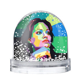Снежный шар с принтом Анджелина Джоли в Петрозаводске, Пластик | Изображение внутри шара печатается на глянцевой фотобумаге с двух сторон | angelina jolie | актриса | анджелина джоли | звезда | знаменитость | кино | поп арт | символ