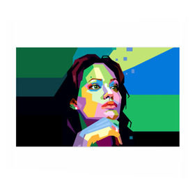 Бумага для упаковки 3D с принтом Анджелина Джоли в Петрозаводске, пластик и полированная сталь | круглая форма, металлическое крепление в виде кольца | angelina jolie | актриса | анджелина джоли | звезда | знаменитость | кино | поп арт | символ