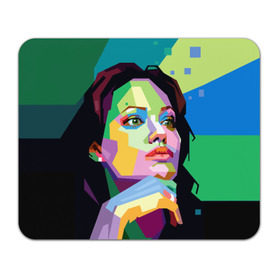 Коврик прямоугольный с принтом Анджелина Джоли в Петрозаводске, натуральный каучук | размер 230 х 185 мм; запечатка лицевой стороны | angelina jolie | актриса | анджелина джоли | звезда | знаменитость | кино | поп арт | символ