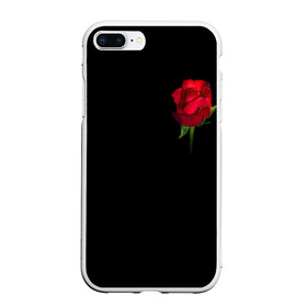 Чехол для iPhone 7Plus/8 Plus матовый с принтом Розы за спиной в Петрозаводске, Силикон | Область печати: задняя сторона чехла, без боковых панелей | за спиной | любовь | подарок | роза | розы | сюрприз | цветы | чувства