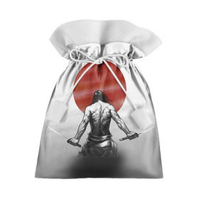 Подарочный 3D мешок с принтом Самурай 1 в Петрозаводске, 100% полиэстер | Размер: 29*39 см | Тематика изображения на принте: борьба | воин | единоборства | путь воина | самураи | самурай