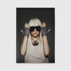 Обложка для автодокументов с принтом Lady Gaga в Петрозаводске, натуральная кожа |  размер 19,9*13 см; внутри 4 больших “конверта” для документов и один маленький отдел — туда идеально встанут права | lady gaga | блондинка | звезда | знаменитость | леди гаага | очки | певица | поп | эпатаж | эпатажная