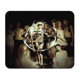 Коврик прямоугольный с принтом Lady Gaga в Петрозаводске, натуральный каучук | размер 230 х 185 мм; запечатка лицевой стороны | 