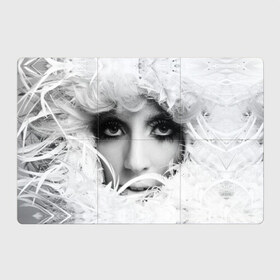 Магнитный плакат 3Х2 с принтом Lady Gaga в Петрозаводске, Полимерный материал с магнитным слоем | 6 деталей размером 9*9 см | lady gaga | белые | блондинка | звезда | знаменитость | леди гаага | певица | перья | поп | эпатаж | эпатажная