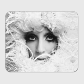 Коврик прямоугольный с принтом Lady Gaga в Петрозаводске, натуральный каучук | размер 230 х 185 мм; запечатка лицевой стороны | lady gaga | белые | блондинка | звезда | знаменитость | леди гаага | певица | перья | поп | эпатаж | эпатажная
