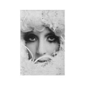 Обложка для паспорта матовая кожа с принтом Lady Gaga в Петрозаводске, натуральная матовая кожа | размер 19,3 х 13,7 см; прозрачные пластиковые крепления | lady gaga | белые | блондинка | звезда | знаменитость | леди гаага | певица | перья | поп | эпатаж | эпатажная