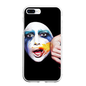 Чехол для iPhone 7Plus/8 Plus матовый с принтом Lady Gaga в Петрозаводске, Силикон | Область печати: задняя сторона чехла, без боковых панелей | lady gaga | взгляд | звезда | знаменитость | леди гаага | певица | поп | портрет | эпатаж | эпатажная