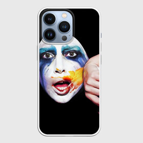Чехол для iPhone 13 Pro с принтом Lady Gaga в Петрозаводске,  |  | lady gaga | взгляд | звезда | знаменитость | леди гаага | певица | поп | портрет | эпатаж | эпатажная