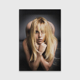 Обложка для паспорта матовая кожа с принтом Lady Gaga в Петрозаводске, натуральная матовая кожа | размер 19,3 х 13,7 см; прозрачные пластиковые крепления | Тематика изображения на принте: 