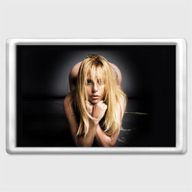 Магнит 45*70 с принтом Lady Gaga в Петрозаводске, Пластик | Размер: 78*52 мм; Размер печати: 70*45 | 