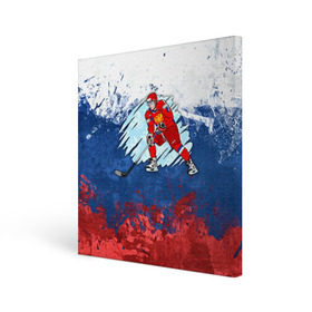 Холст квадратный с принтом Хоккей в Петрозаводске, 100% ПВХ |  | Тематика изображения на принте: nhl | нхл | хоккеист | хоккей