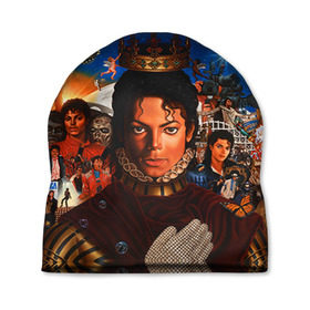 Шапка 3D с принтом Michael Jackson в Петрозаводске, 100% полиэстер | универсальный размер, печать по всей поверхности изделия | майкл джексон