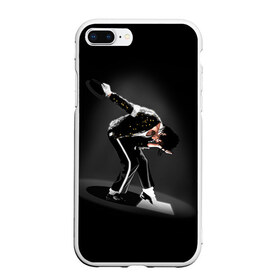Чехол для iPhone 7Plus/8 Plus матовый с принтом Michael Jackson в Петрозаводске, Силикон | Область печати: задняя сторона чехла, без боковых панелей | майкл джексон