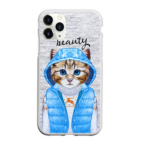 Чехол для iPhone 11 Pro Max матовый с принтом Модная киска в Петрозаводске, Силикон |  | baby | beauty | cat | ketty | sweet | девушке | киска | кошка | мода | модная | сладкая | чика