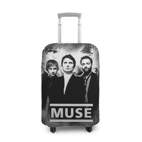 Чехол для чемодана 3D с принтом Muse в Петрозаводске, 86% полиэфир, 14% спандекс | двустороннее нанесение принта, прорези для ручек и колес | heavy | metal | muse | rock | trash | альтернатива | метал | рок | хеви